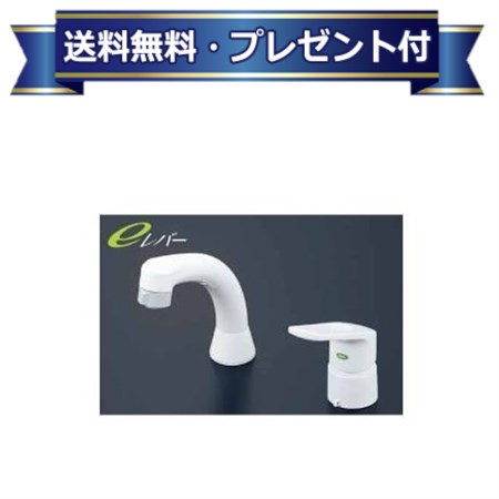 プレゼント付き [KM8007ZCNEC]KVK シングルレバー式洗髪シャワー ヒートン付 寒冷地用