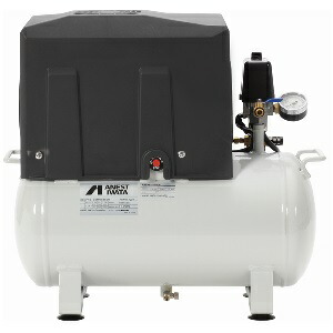 【在庫あり】 アネスト岩田 コンプレッサー TWP02-8C 50/60Hz共用 タンクマウント 無給油式 圧力開閉器式 単相100V 0.2kW 小型 電源コード・プラグ付