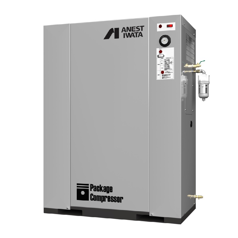 アネスト岩田 コンプレッサー CLP37EFH-8.5DM5 50サイクル専用 包み 燃料補給式 剪断応力開閉器式 ドライヤー付き添い人 真っただなか水分け隔てる器とり備える 三相200V 3.7kW 50サイクル