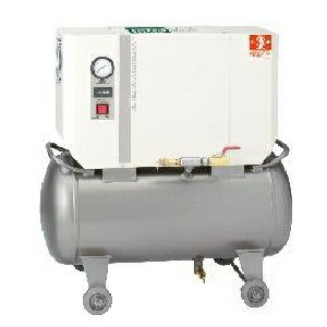 日立 増圧コンプレッサー POB-0.4G 50/60Hz共用 オイルフリー ブースタ ベビコン 無給油式 静音タイプ 三相200V 0.4kW