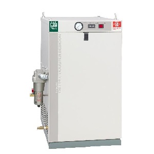 日立 増圧コンプレッサー POB-1.5G 50/60サイクル共用 油絵の具無償性 ブースター局 ベビコン 無燃料供給式 静音印字機 三相200V 1.5kW
