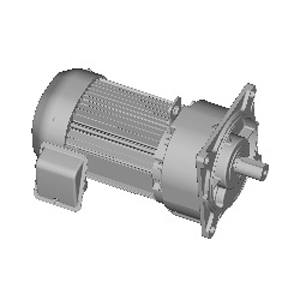 アウトレット品 三菱 ギヤードモータ GM-SPFB-0.75KW-1 15 三相 200V