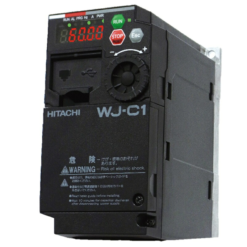 日立 インバータ C1-022HF2 (三相原動機取り締まる用) WJ-C1つづき物 三相400V 2.2kW 小型高性能はたご屋取り替えっこ