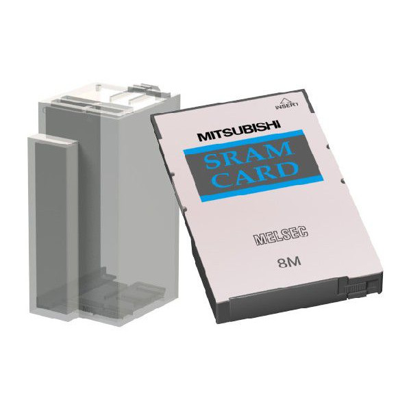 （納期問合せ） 三菱 シーケンサ Q3MEM-8MBS-SET MELSEC-Q CPUユニット 小形SRAMメモリカード 容量8MB メモリカード保護カバー付き