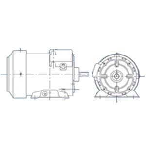 楽天市場】（生産終了品） 三菱 三相モータ SF-JR-0.4kW-4P AC200V 全