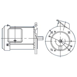 楽天市場】（在庫あり） 三菱 三相モーター SF-PR-0.75kW-4P AC200V 4