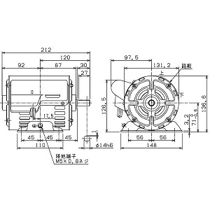 ムライ 単相原動機 EC-MR-200W-4P AC100V コンデンサ打ち掛かる 開放的防御すること形IP20 陰電子取り替えっこ付