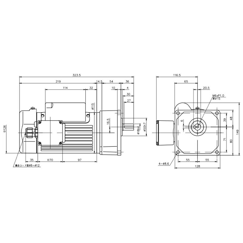 ニッセイ ギヤードモーター G3K18N25-MM02CWJAN 平行軸 小フランジ打っ付け 0.2kW 減速度比1/25 単相 200V 打ちきり無 A型停留所ボックス席 その他-花・ガーデン・DIY