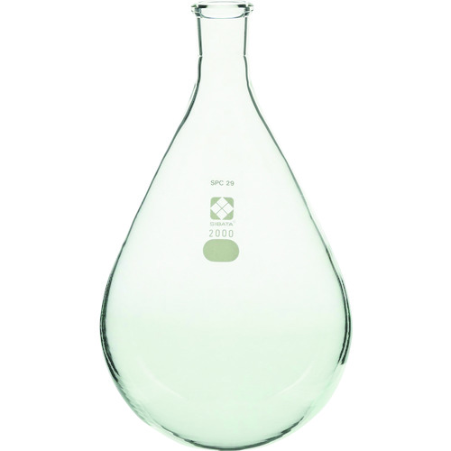 （売切れ） SIBATA SPCなす形フラスコ 030120-0292 SPC-29 エバポレーター用 2000mL 17,126円