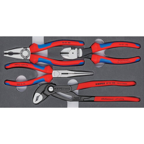 KNIPEX ペンチ書き割り 002001V15 第一義的