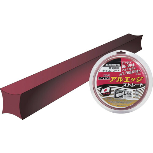 三陽金属 ナイロンコード 0502 アルエッジ4ストレート 50m 5個まとめ売り 5個 【まとめ売り商品】