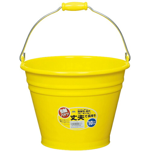 ヒマラヤ化学 カラーバケツ 002666 6014 10型 イエロー 312パイ×234 40個まとめ売り 40個 【まとめ売り商品】