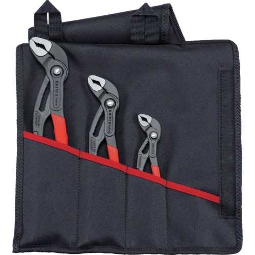 KNIPEX ウォーターポンププライヤー 001955S9 コブラ3点書き割り(150粍 250粍 300粍)