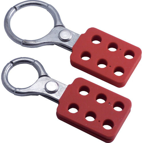 IFAM ロックアウト用難燃性マルチハスプ 090120 6穴 φ38mm 10個まとめ売り 10個 【まとめ売り商品】