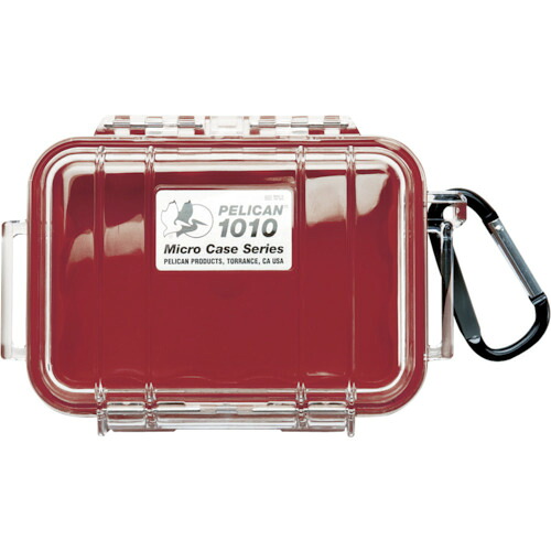 PELICAN マイクロ入れもの 1010-028-100 1010 赤 149×103×54 6個まとめ売り 6個 【まとめ売り商いもの】