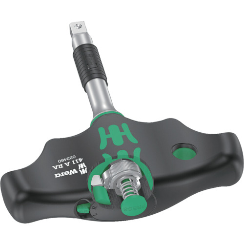 Wera 411RA 023460 T型差替式ラチェットドライバーソケット 2本まとめ売り 2本 【まとめ売り商いもの】