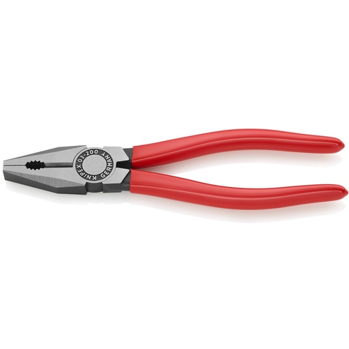 KNIPEX ペンチ 0301-200 プラスチックハンドル 200mm 6丁まとめ売り 6丁 【まとめ売り商品】｜設備プロ王国　店 17,926円