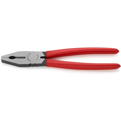 KNIPEX ペンチ 0301-250 プラスチックハンドル 250mm 6丁まとめ売り 6丁 【まとめ売り商品】
