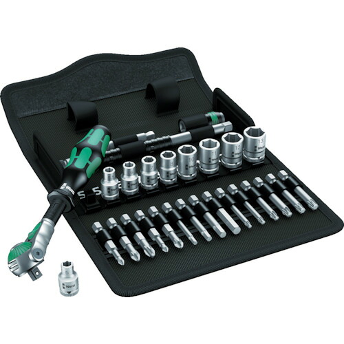 Wera 8100SA6 004016 サイクロップラチェット「スピード」セット 1/4