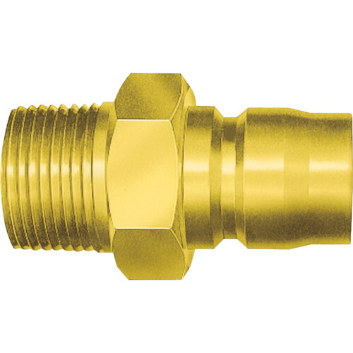 日東 TSPカプラ 1TPM BRASS 真ちゅう製(めねじ取付用プラグ) 相手側Rc1/8(00562) 50個まとめ売り 50個 【まとめ売り商品】｜設備プロ王国　店