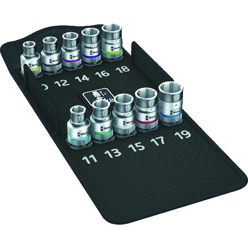 Wera 8790 004203 HMC HFソケット 1/2 10点セット|設備プロ王国 店