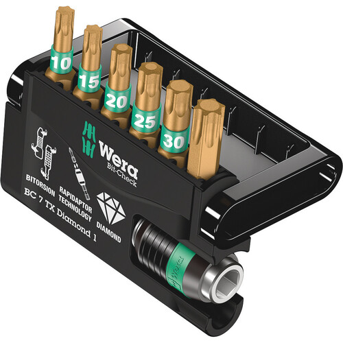 Wera バイトーションダイヤモンド 057415 ビット照合のしるし 6本 ラピダプター 20Sまとめ売り 20S 【まとめ売り商いもの】