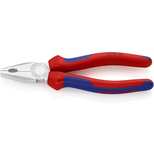 KNIPEX プライヤー 0305-180 Crメッキ入眼 コンフォートハンドル 180粍 6丁まとめ売り 6丁 【まとめ売り商いもの】 花・ガーデン・DIY-DIY・工具-手動工具