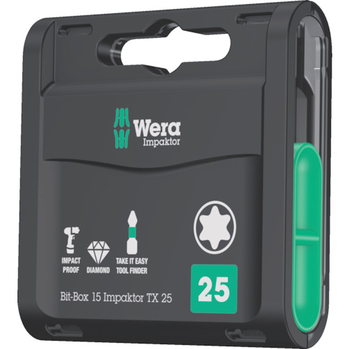 Wera 867/1 057775 インパクター ダイヤモンドビットボックスセット T25 1 10Sまとめ売り 10S 【まとめ売り商いもの】