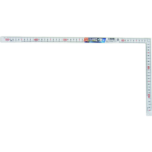 シンワ 曲尺同厚 11109 白いこと 50糎/1尺5寸 併用目盛 名曲 10本まとめ売り 10本 【まとめ売り商いもの】