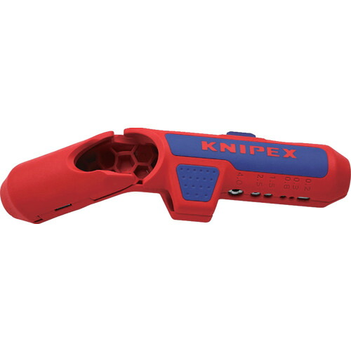 KNIPEX 汎用有線テレビストリッパ 1695-02SB エルゴストリップ(左ぎっちょ用) 6丁まとめ売り 6丁 【まとめ売り商いもの】