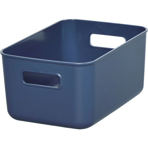 ヒマラヤ化学 1386 138648 やわらかBOX/スリム浅型 ネイビー 179×259×120 52個まとめ売り 52個 【まとめ売り商品】