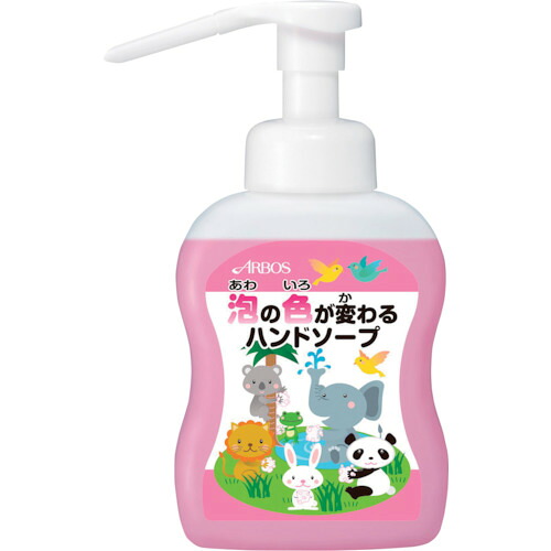 アルボース 泡の色が変わるお手て石けん500ML 10997 24本まとめ売り 24本 【まとめ売り商いもの】