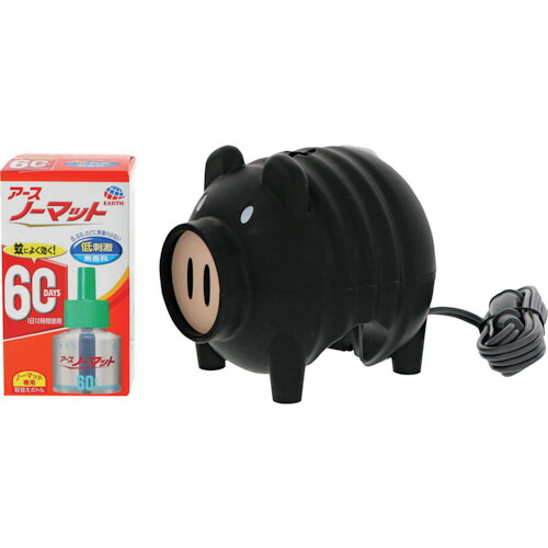 地べた 流動物蚊とり 109217 アースノーマット 蚊とり黒猪の子 60日仕掛ける 10個まとめ売り 10個 【まとめ売り商いもの】