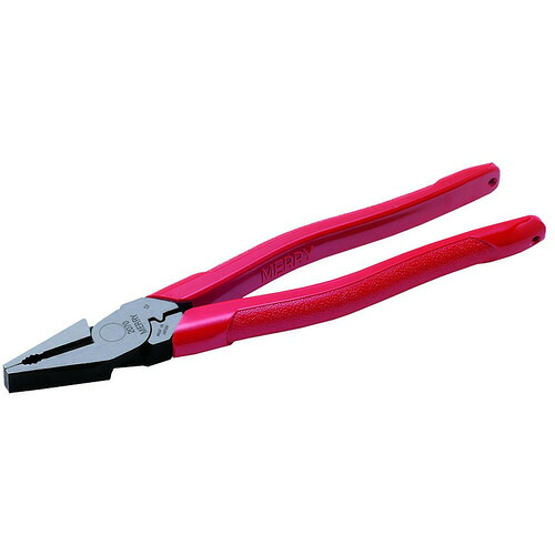 メリー 強力圧着ペンチ 2070-225 225mm 6丁まとめ売り 6丁 【まとめ売り商品】|設備プロ王国 店