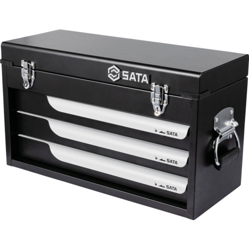 SATA スチールツールチェスト 195134 520×305×220粍(黒)