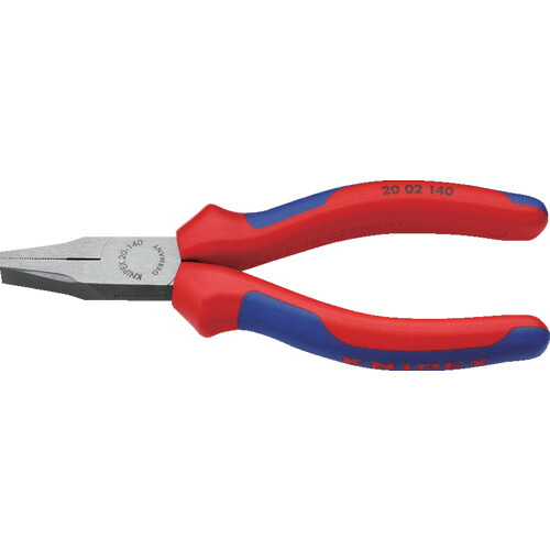 KNIPEX 平ペンチ 2002-140 コンフォートハンドル 140mm 6丁まとめ売り 6丁 【まとめ売り商品】