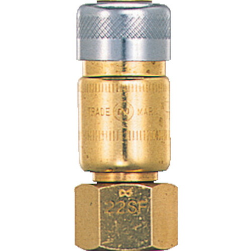 日東 ミニカプラ 33SF BRASS NBR 燃料ガス用33SF(01186) 20個まとめ売り 20個 【まとめ売り商品】