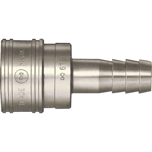 日東 TSPカプラ 2TSH STEEL NBR 鋼鉄製(ホース取付用ソケット) 相手側1/4インチ(00834) 50個まとめ売り 50個 【まとめ売り商品】|設備プロ王国 店