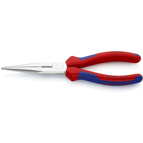 KNIPEX ロングラジオペンチ 2615-200 コンフォートハンドル クロムメッキ 6丁まとめ売り 6丁 【まとめ売り商品】