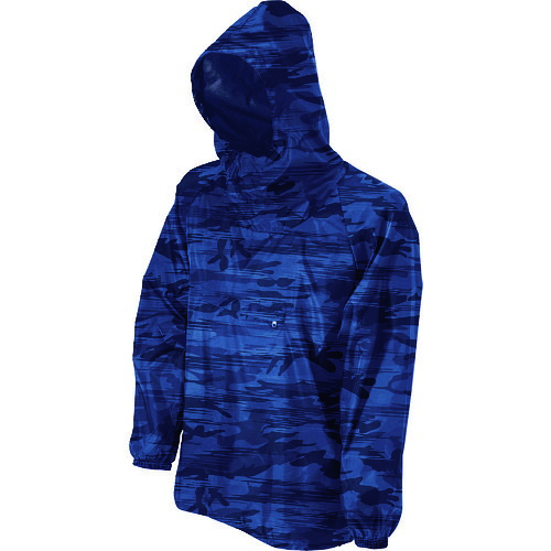 カジメイク 2274 2274-45-M 迷彩ヤッケ ブルーカモ M 100着まとめ売り 100着 【まとめ売り商品】