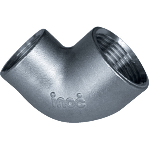 inoc ねじ込み管あと継ぎ 304RL20AX10A 径違いエルボ(ステンレス鋼) 20A×10A 50個まとめ売り 50個 【まとめ売り商いもの】