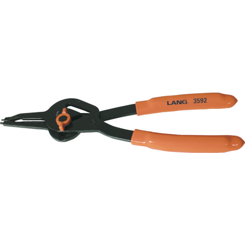 LANGTOOLS スナップリングプライヤー(軸穴兼用)直爪 3592 6丁まとめ売り 6丁 【まとめ売り商品】 26,032円
