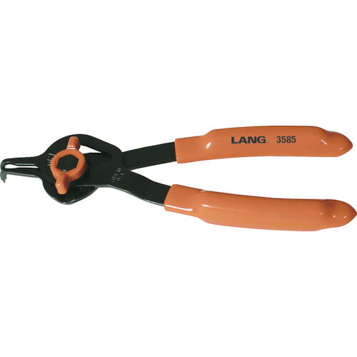 LANGTOOLS スナップリングプライヤー(軸穴兼用)90°曲爪 3585 6丁まとめ売り 6丁 【まとめ売り商品】 16,998円