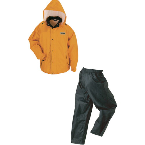 川西 雨技術者オレンジ色L 3530-OR-L 20着まとめ売り 20着 【まとめ売り商いもの】