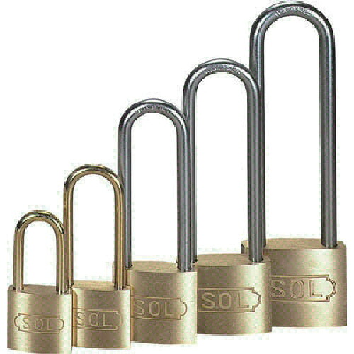 SOL 円柱錠ツル長区別不能No.無50粍 2500SD-50L 6個まとめ売り 6個 【まとめ売り商いもの】