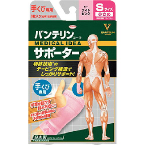 興和 バンテリンコーワサポーター 23090 手くび専用小さめ大いさ ともし火サクラ色 30個まとめ売り 30個 【まとめ売り商いもの】