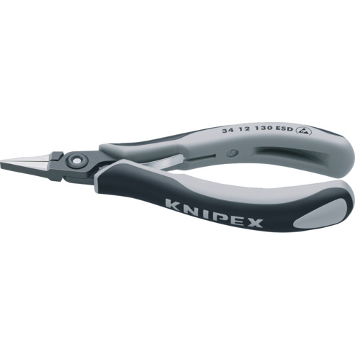 KNIPEX ESD細やか用ペンチ 3412-130ESD 平 135粍 6丁まとめ売り 6丁 【まとめ売り商いもの】