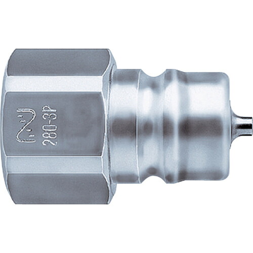 日東 280カプラ 280-4P STEEL NBR 高圧用相手側取付サイズR1/2(54864) 25個まとめ売り 25個 【まとめ売り商品】|設備プロ王国 店