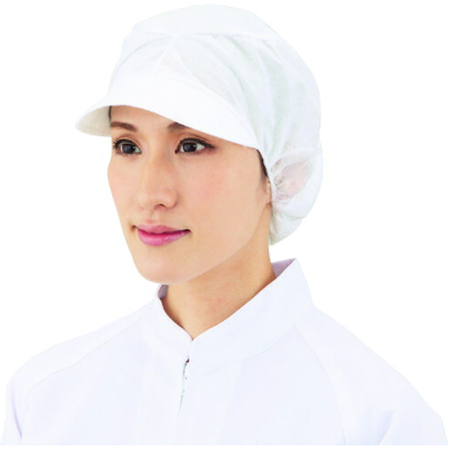 AS 帯電帽 2-5811-02 つば付 L 20枚入 10袋まとめ売り 10袋 【まとめ売り商品】|設備プロ王国 店