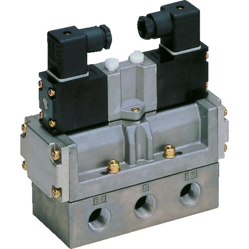 CKD 電磁弁 4F520-10-AC200V パイロット式5ポート弁セレックスバルブ 4Fシリーズ 10C Rc3/8 AC200V｜設備プロ王国　店